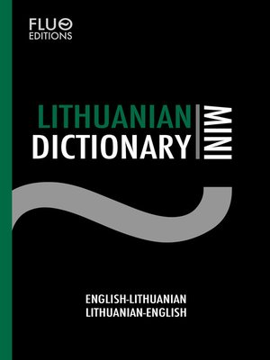 cover image of Lithuanian Mini Dictionary